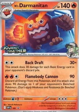 N's Darmanitan SVP-181 Promo Good Englisch