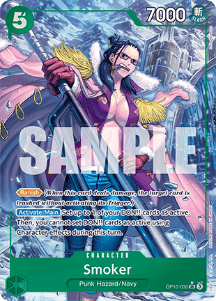 Smoker (OP10-030) (V.2) OP10 Alternate Art Near Mint Englisch