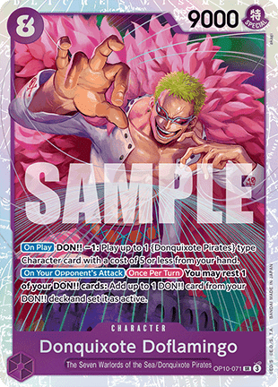 Donquixote Doflamingo (OP10-071) (V.1) OP10 Super Rare Boosterfrisch Englisch