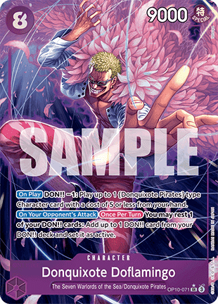 Donquixote Doflamingo (OP10-071) (V.2) OP10 Alternate Art Boosterfrisch Englisch