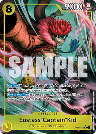 Eustass"Captain"Kid (OP10-112) (V.2) OP10 Alternate Art Boosterfrisch Englisch