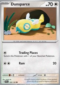 Dunsparce JTG-120 Common Good Englisch Reverse Holo