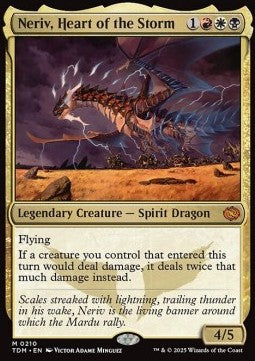 Neriv, Heart of the Storm TDM-210 Mythic Excellent Englisch Foil