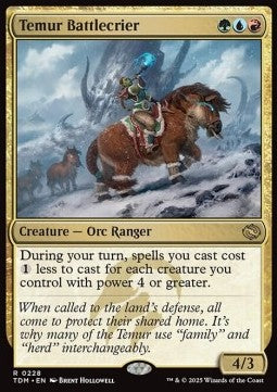 Temur-Kriegsruferin TDM-228 Rare Near Mint Deutsch