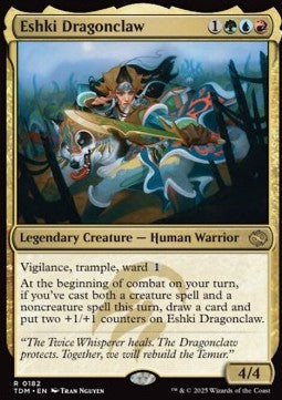 Eshki Dragonclaw TDM-182 Rare Near Mint Englisch