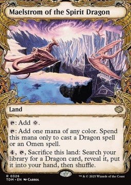 Maelstrom of the Spirit Dragon XTDM-326 Rare Excellent Englisch Foil