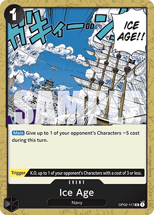 Ice Age (OP02-117) (V.1) PRB01 Uncommon Near Mint Englisch