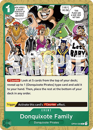 Donquixote Family (OP04-036) (V.1) PRB01 Common Near Mint Englisch