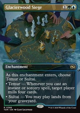 Glacierwood Siege XTDM-386 Rare Near Mint Englisch Foil