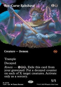 Rot-Curse Rakshasa XTDM-339 Mythic Near Mint Englisch