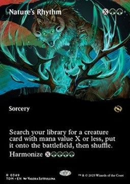 Nature's Rhythm XTDM-349 Rare Near Mint Englisch Foil