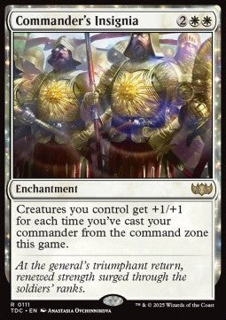 Commander's Insignia TDC-111 Rare Near Mint Englisch