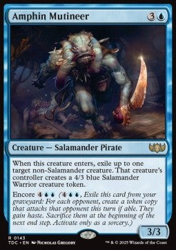 Amphin Mutineer TDC-143 Rare Near Mint Englisch