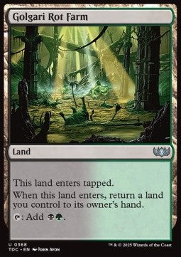 Golgari-Verrottungsfarm TDC-368 Uncommon Boosterfrisch Deutsch