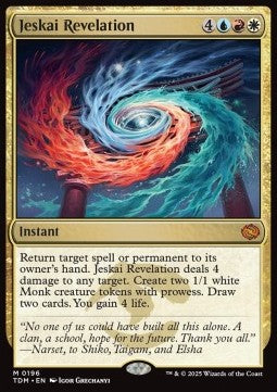 Jeskai Revelation TDM-196 Mythic Excellent Englisch