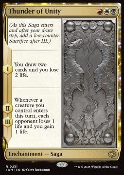 Thunder of Unity TDM-231 Rare Near Mint Englisch