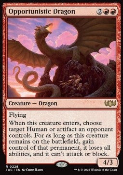 Opportunistic Dragon TDC-228 Rare Near Mint Englisch
