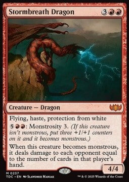 Stormbreath Dragon TDC-237 Mythic Near Mint Englisch