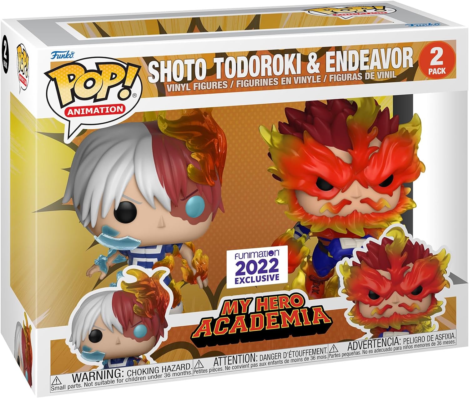 Funko POP! My Hero Academia - Shoto Todoroki & Endeavor 2 Pack