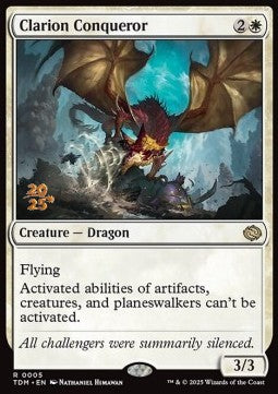 Clarion Conqueror PTDM-5 Rare Near Mint Englisch Foil