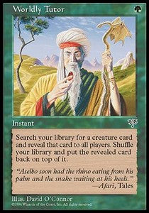 Worldly Tutor MIR- Uncommon Excellent Englisch