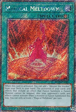 Magische Schmelze RA04-DE280 Platinum Secret Rare Near Mint Deutsch 1. Auflage