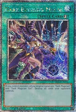 Dunkle Brennende Magie (V.2) RA04-246 Quarter Century Secret Rare Near Mint Deutsch 1. Auflage