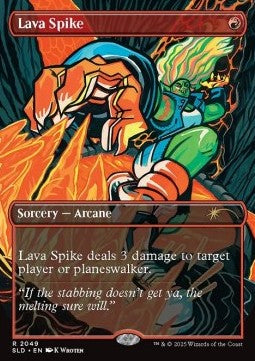 Lava Spike (V.1) SLDUP-2049 Rare Near Mint Englisch