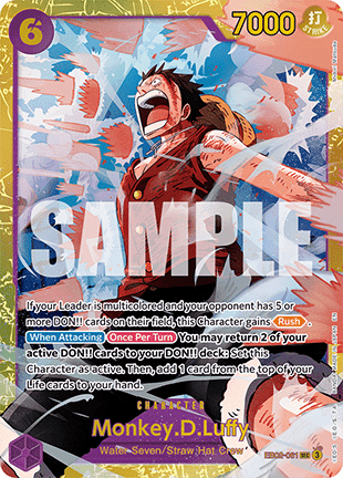Monkey.D.Luffy (EB02-061) (V.1) EB02 Secret Rare Near Mint Englisch