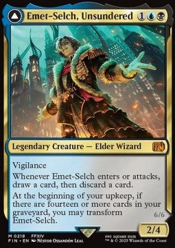 Emet-Selch, Unsundered // Hades, Sorcerer of Eld FIN-218 Mythic Near Mint Englisch Foil