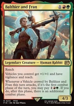 Balthier and Fran FIN-213 Rare Near Mint Englisch