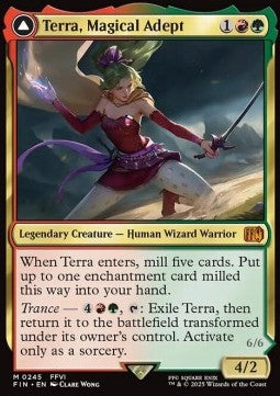 Terra, Magical Adept // Esper Terra FIN-245 Mythic Light Played Deutsch