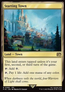 Starting Town FIN-289 Rare Near Mint Englisch Foil