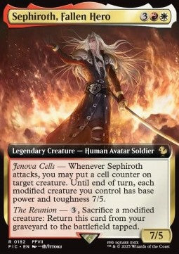 Sephiroth, Fallen Hero XFIC-182 Rare Near Mint Englisch