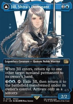 Jill, Shiva's Dominant // Shiva, Warden of Ice (V.1) XFIN-378 Rare Excellent Deutsch