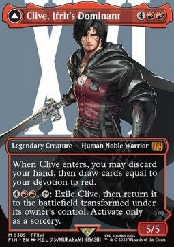 Clive, Ifrit's Dominant // Ifrit, Warden of Inferno XFIN-385 Mythic Excellent Deutsch