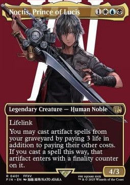 Noctis, Prince of Lucis XFIN-401 Rare Excellent Englisch