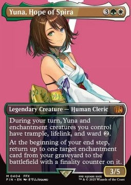 Yuna, Hope of Spira (V.1) XFIN-404 Mythic Near Mint Deutsch Foil