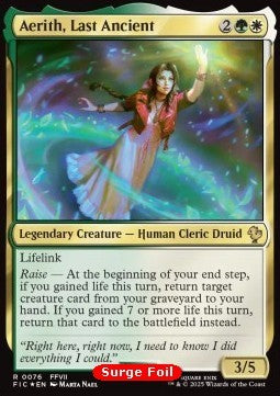 Aerith, Last Ancient CFIC-76 Rare Near Mint Englisch Foil