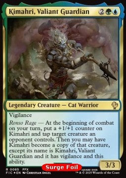 Kimahri, Valiant Guardian CFIC-85 Rare Near Mint Englisch Foil