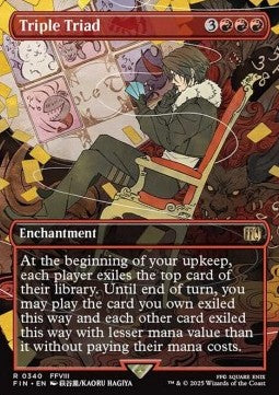 Triple Triad XFIN-340 Rare Near Mint Englisch Foil