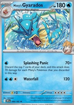 Misty's Gyarados DRI-049 Rare Near Mint Englisch