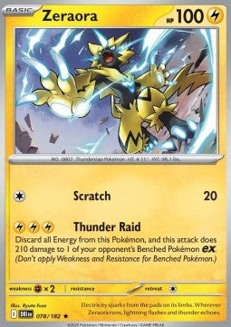 Zeraora DRI-078 Rare Near Mint Englisch