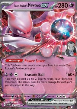 Team Rockets Mewtu ex DRI-081 Double Rare Excellent Deutsch