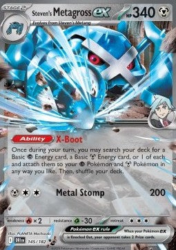 Steven's Metagross ex DRI-145 Double Rare Near Mint Englisch