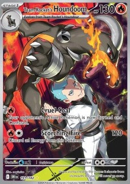 Team Rockets Hundemon DRI-191 Illustration Rare Near Mint Deutsch