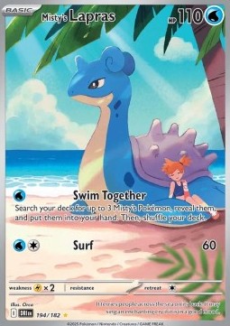 Mistys Lapras DRI-194 Illustration Rare MT Deutsch AOG-10