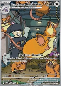Team Rockets Rattikarl DRI-202 Illustration Rare Near Mint Deutsch