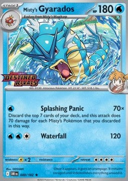 Misty's Gyarados xDRI-049 Promo Excellent Englisch
