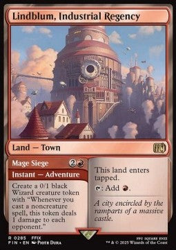Lindblum, Industrial Regency // Mage Siege FIN-285 Rare Near Mint Englisch Foil